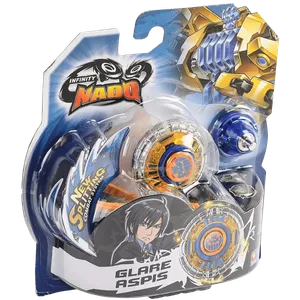Set de Juguete Lanzador BeyBlade Infinity Nado Standard Series Glare Aspis